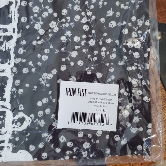 ☠ Iron Fist Death Breath Slip Dress ☠ - Picture 11 of 16